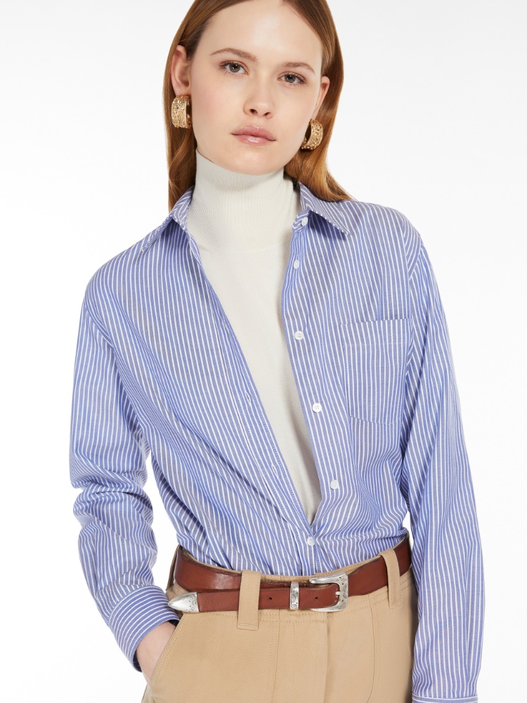 Cotton Oxford shirt - NAVY - Weekend Max Mara