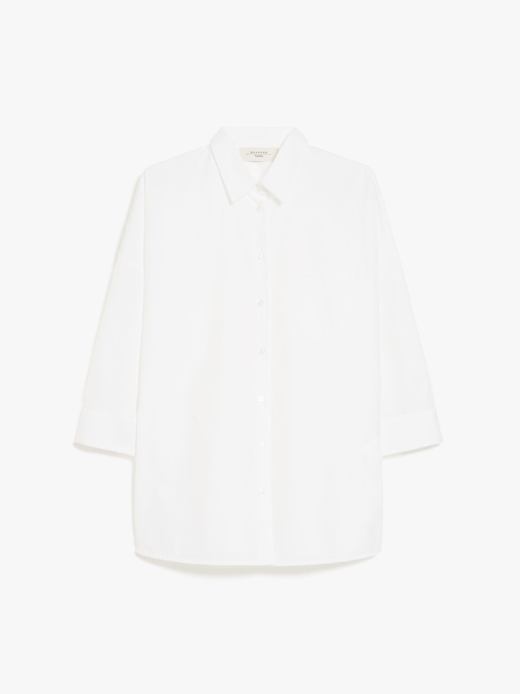 Relaxed-fit poplin shirt - OPTICAL WHITE - Weekend Max Mara - 2