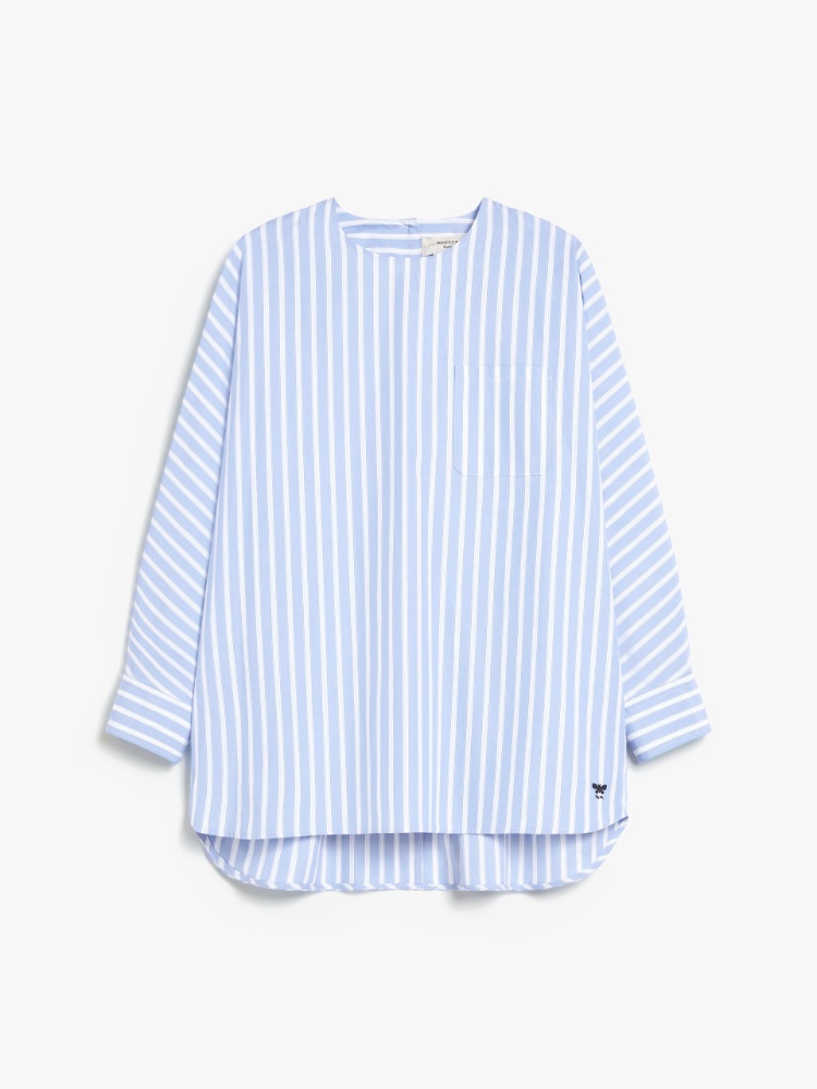 Cotton poplin blouse - LIGHT BLUE - Weekend Max Mara - 2