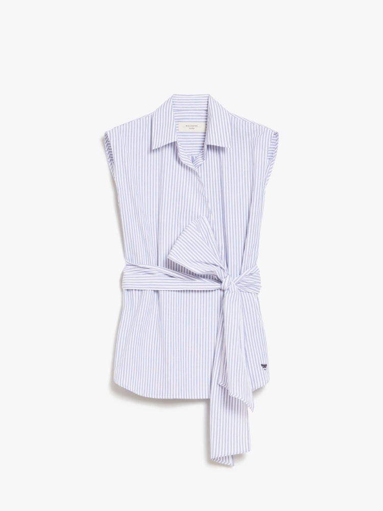 Sleeveless poplin shirt -  - Weekend Max Mara - 2