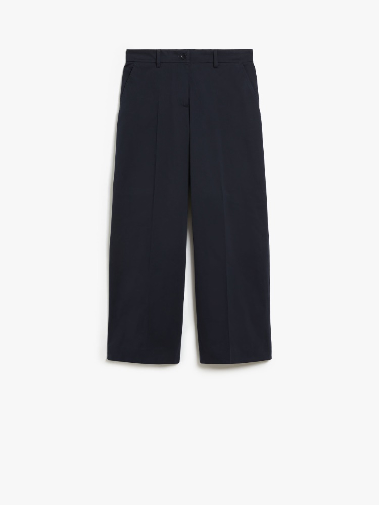 Cotton satin cropped trousers -  - Weekend Max Mara - 2