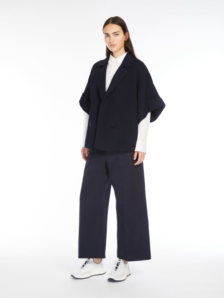 Cotton satin cropped trousers -  - Weekend Max Mara