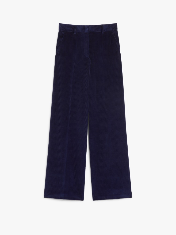 Wide-leg velvet trousers -  - Weekend Max Mara