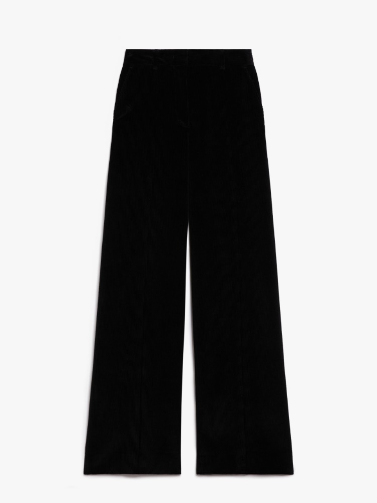 Wide-leg velvet trousers -  - Weekend Max Mara