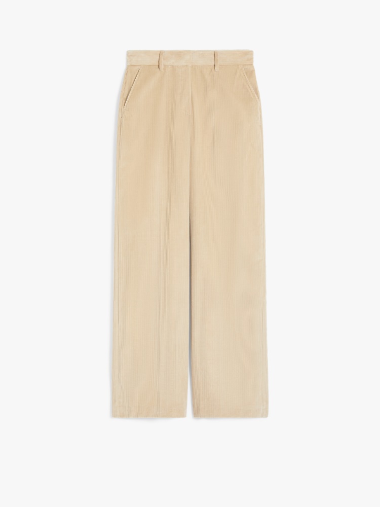 Pantalone wide leg in velluto - BEIGE - Weekend Max Mara - 2