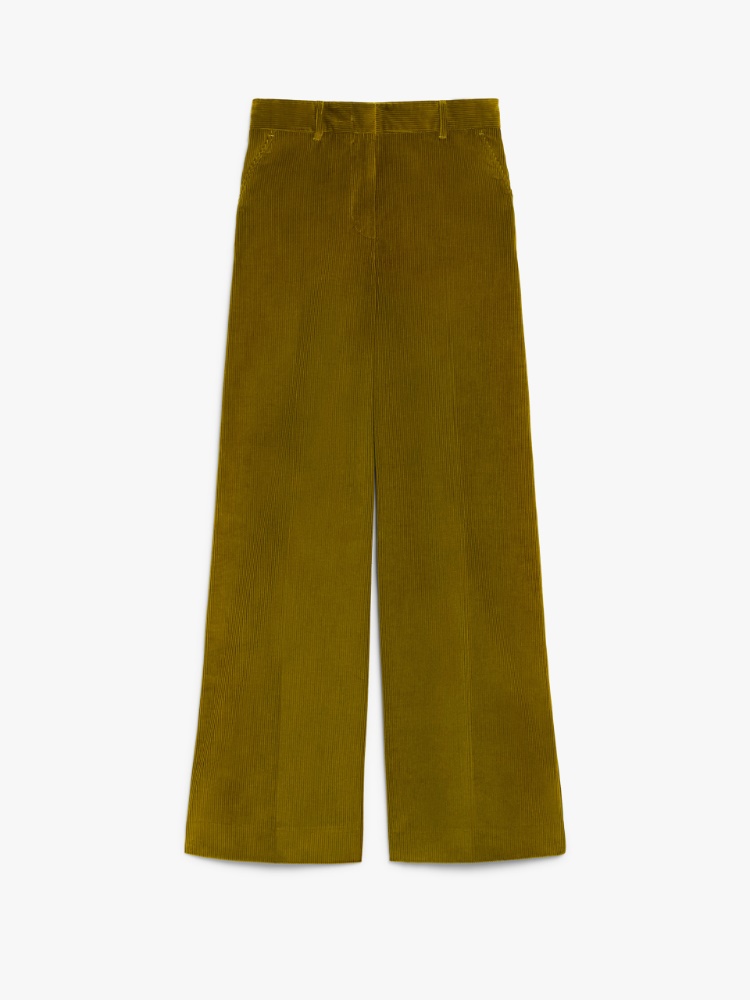 Pantalone wide leg in velluto - VERDE - Weekend Max Mara - 2