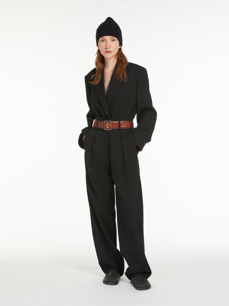 Wide-leg wool-blend trousers -  - Weekend Max Mara - 2