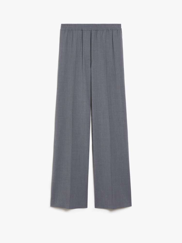 Wool gabardine trousers -  - Weekend Max Mara