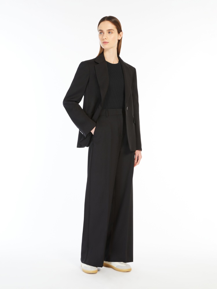 Woollen cloth palazzo trousers -  - Weekend Max Mara - 2