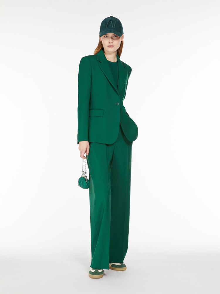 Woollen cloth palazzo trousers -  - Weekend Max Mara - 2