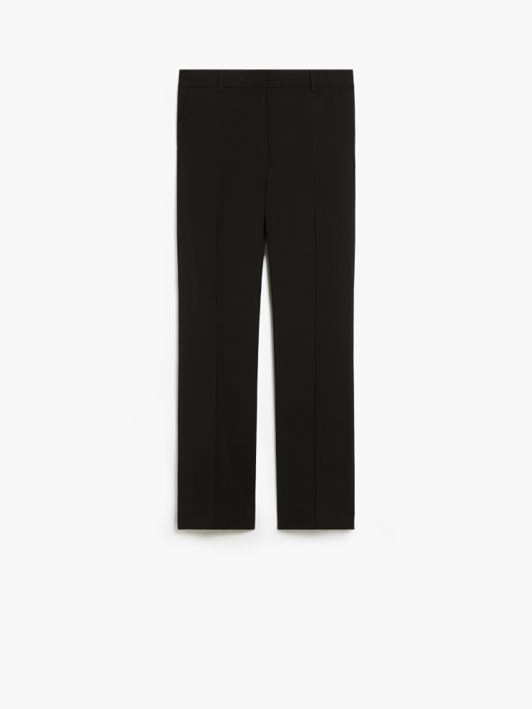 Woollen cloth cigarette trousers -  - Weekend Max Mara