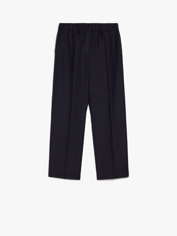 Comfort-fit flannel trousers - ULTRAMARINE - Weekend Max Mara - 2