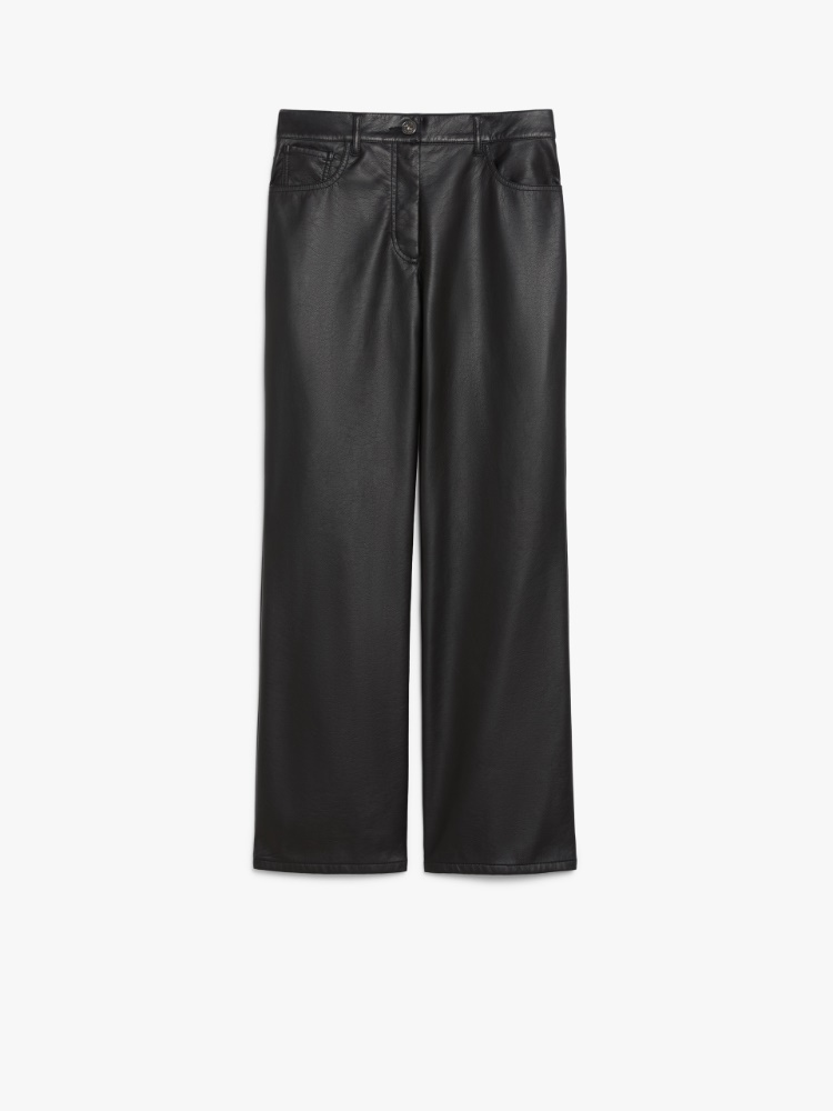 Coated fabric trousers - BLACK - Weekend Max Mara - 2