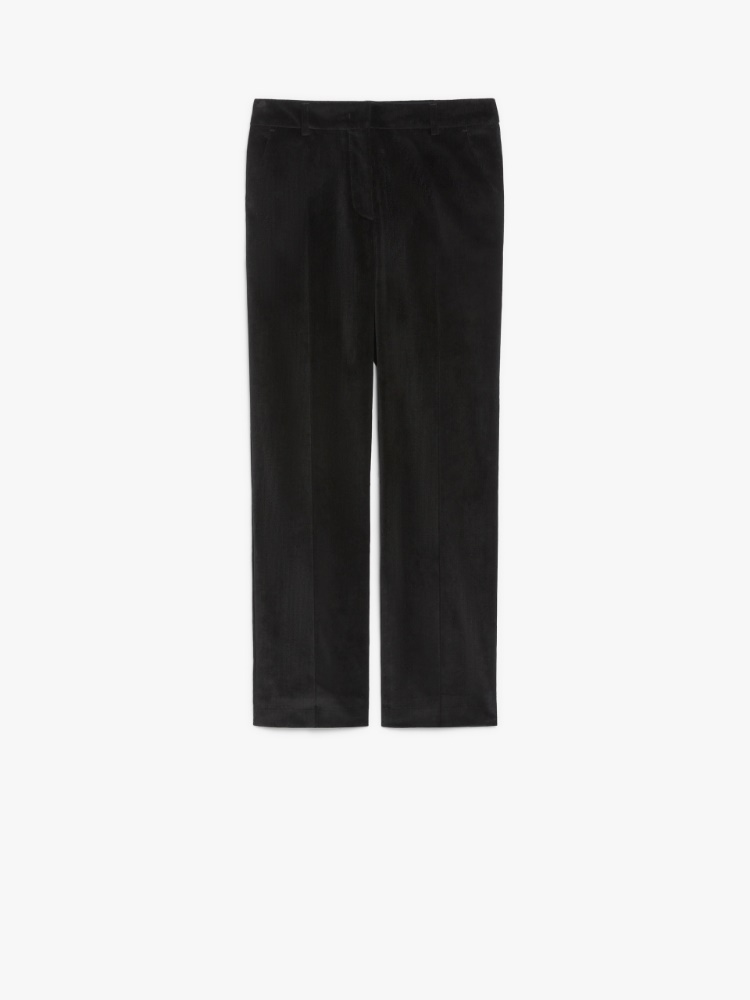 Corduroy trousers - BLACK - Weekend Max Mara - 2