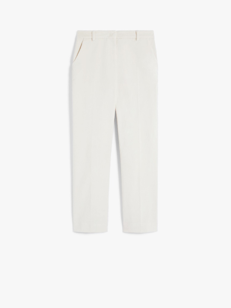 Corduroy trousers - MILK - Weekend Max Mara - 2