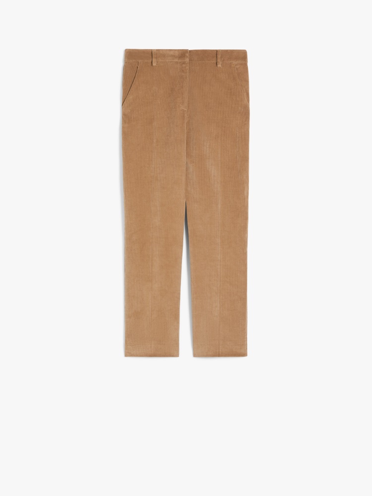 Corduroy trousers - CAMEL - Weekend Max Mara - 2