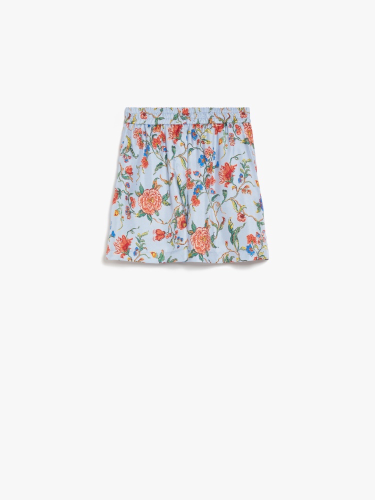 Printed twill Bermuda shorts -  - Weekend Max Mara