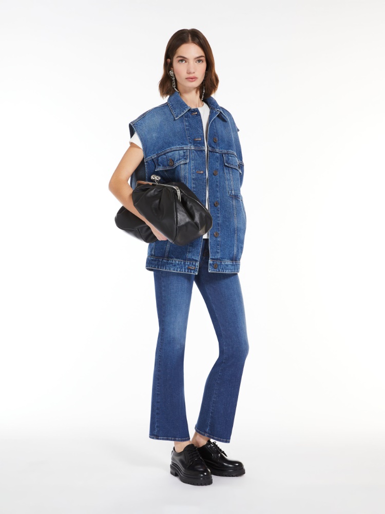 Cotton denim gilet - NAVY - Weekend Max Mara - 2