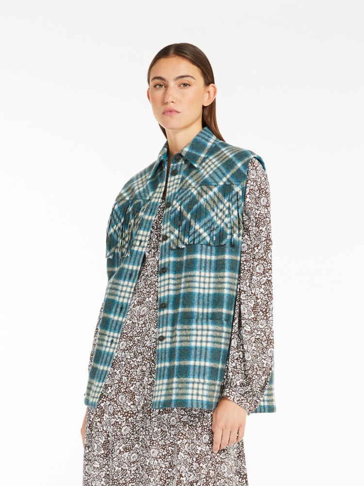 Wool flannel waistcoat - KAKI - Weekend Max Mara