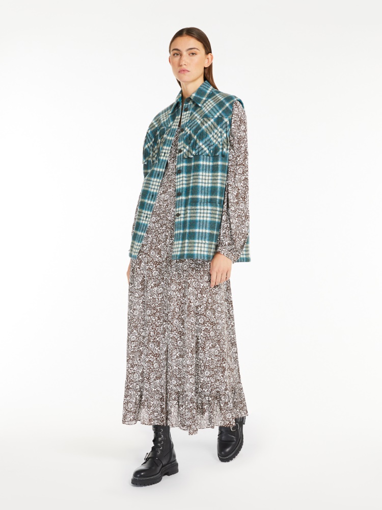 Wool flannel waistcoat - KAKI - Weekend Max Mara - 2