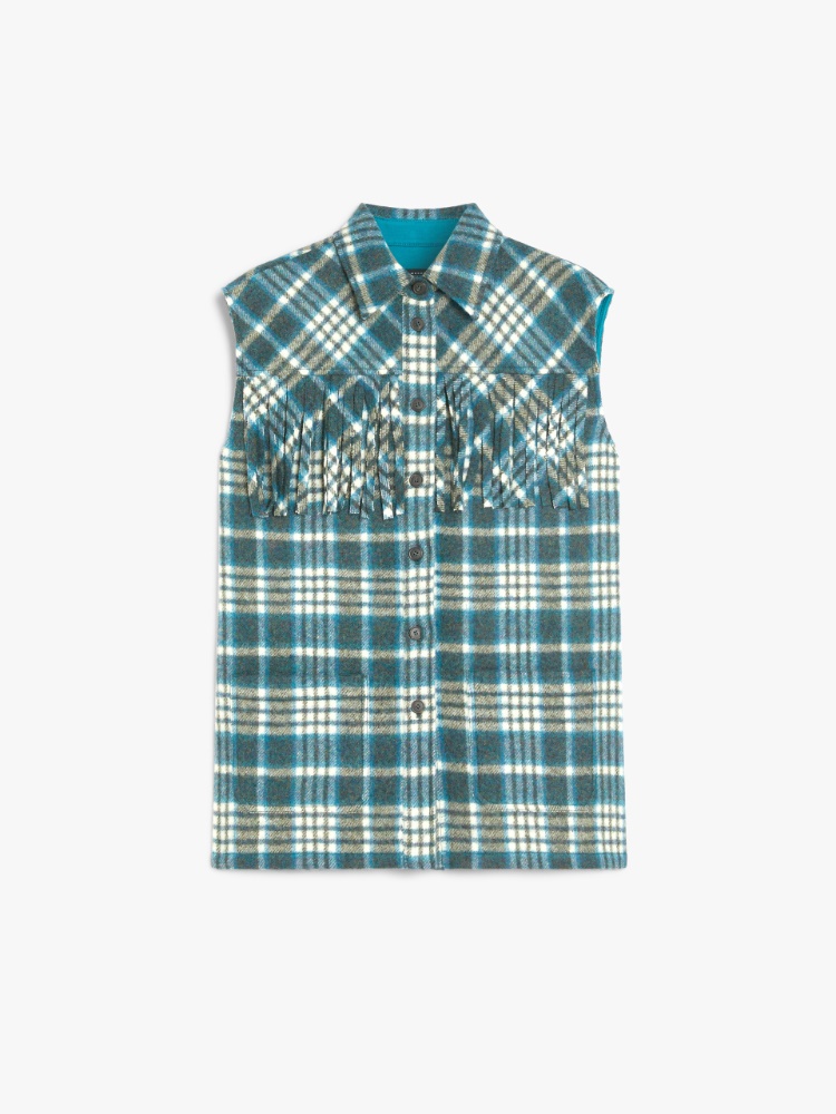 Wool flannel waistcoat - KAKI - Weekend Max Mara