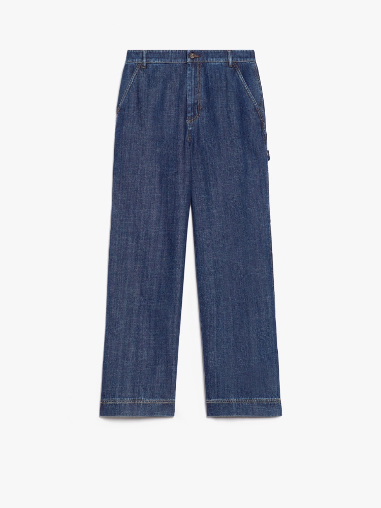 Denim cargo jeans - NAVY - Weekend Max Mara