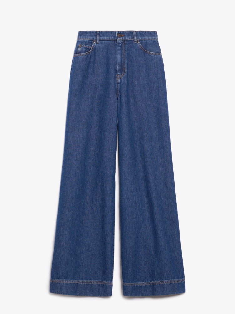 Wide-leg denim jeans - NAVY - Weekend Max Mara