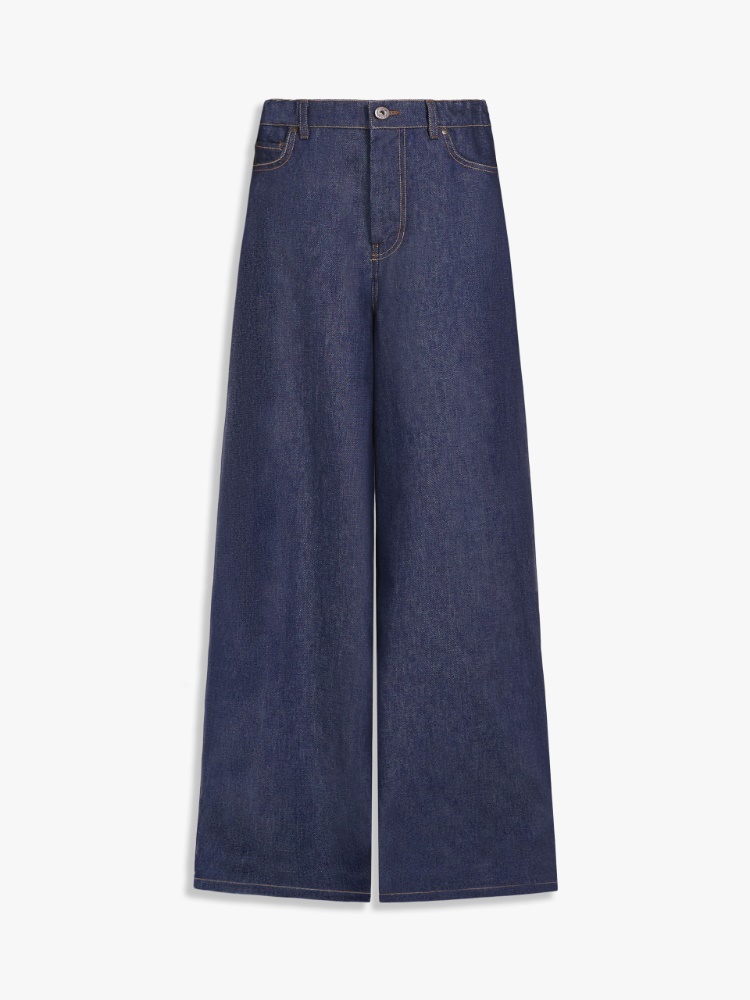 Wide-leg denim jeans - NAVY - Weekend Max Mara