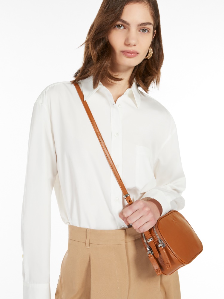 Cotton poplin shirt - WHITE - Weekend Max Mara