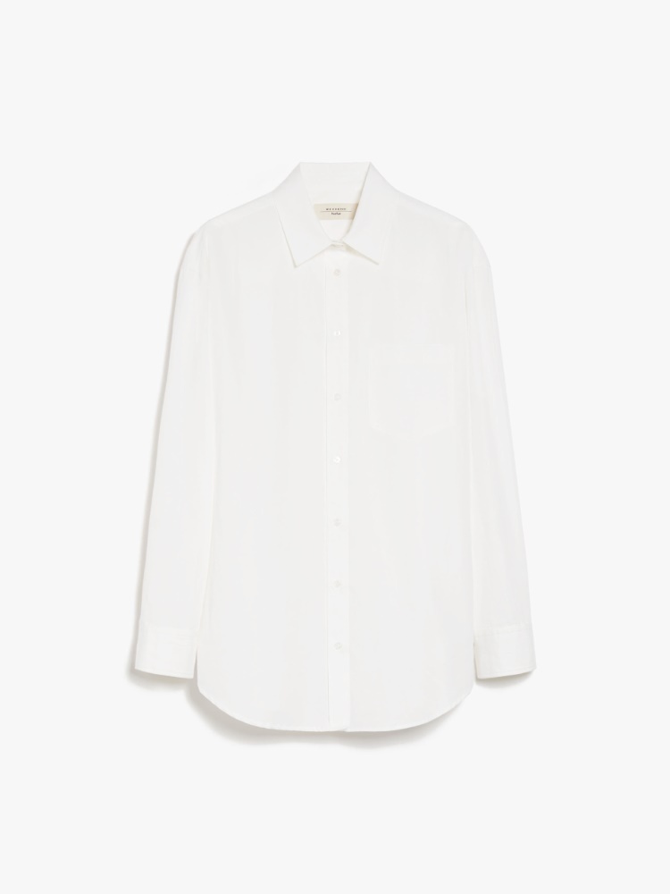 Cotton poplin shirt - WHITE - Weekend Max Mara - 2