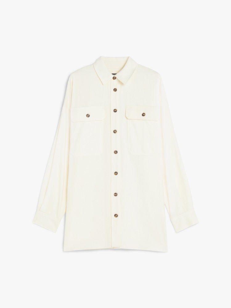 Cotton flannel oversized shirt -  - Weekend Max Mara