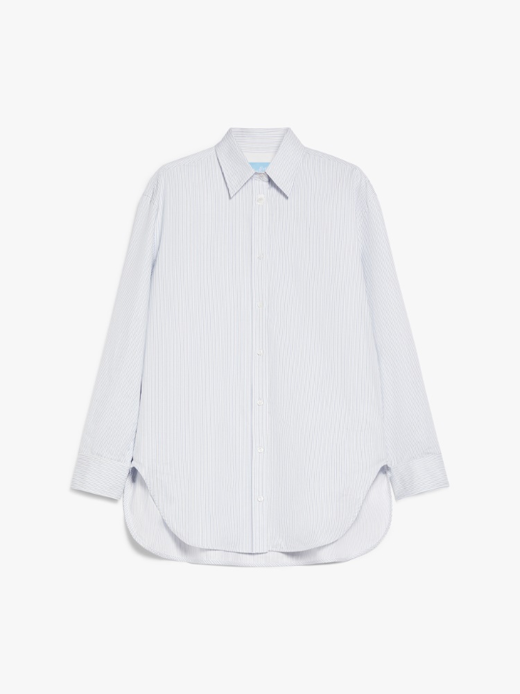 Camicia over in twill di cotone - BIANCO - Weekend Max Mara