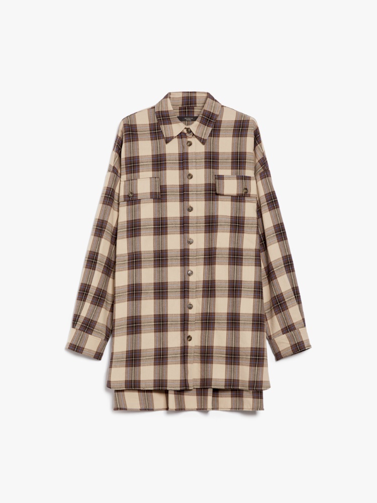 Chequered flannel shirt - BEIGE - Weekend Max Mara - 2