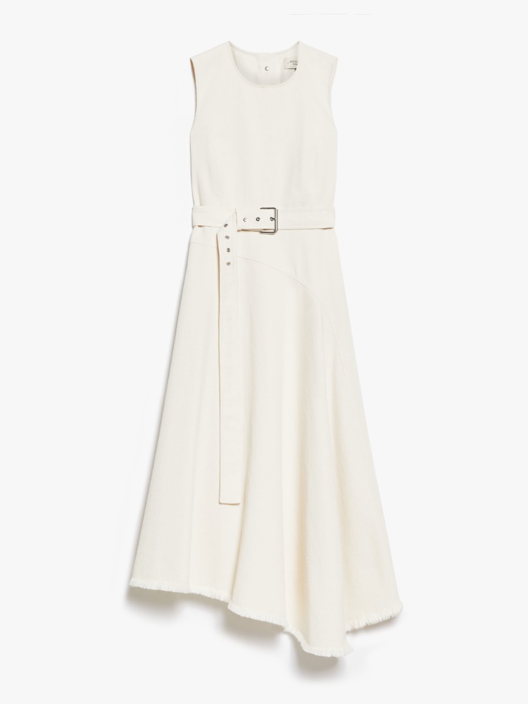 Sleeveless cotton bull denim dress -  - Weekend Max Mara