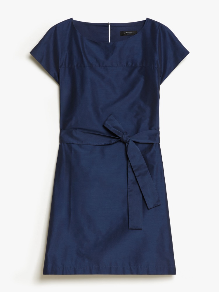 Flared taffeta dress - NAVY - Weekend Max Mara - 2