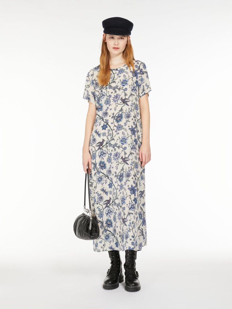 Printed silk T-shirt dress -  - Weekend Max Mara