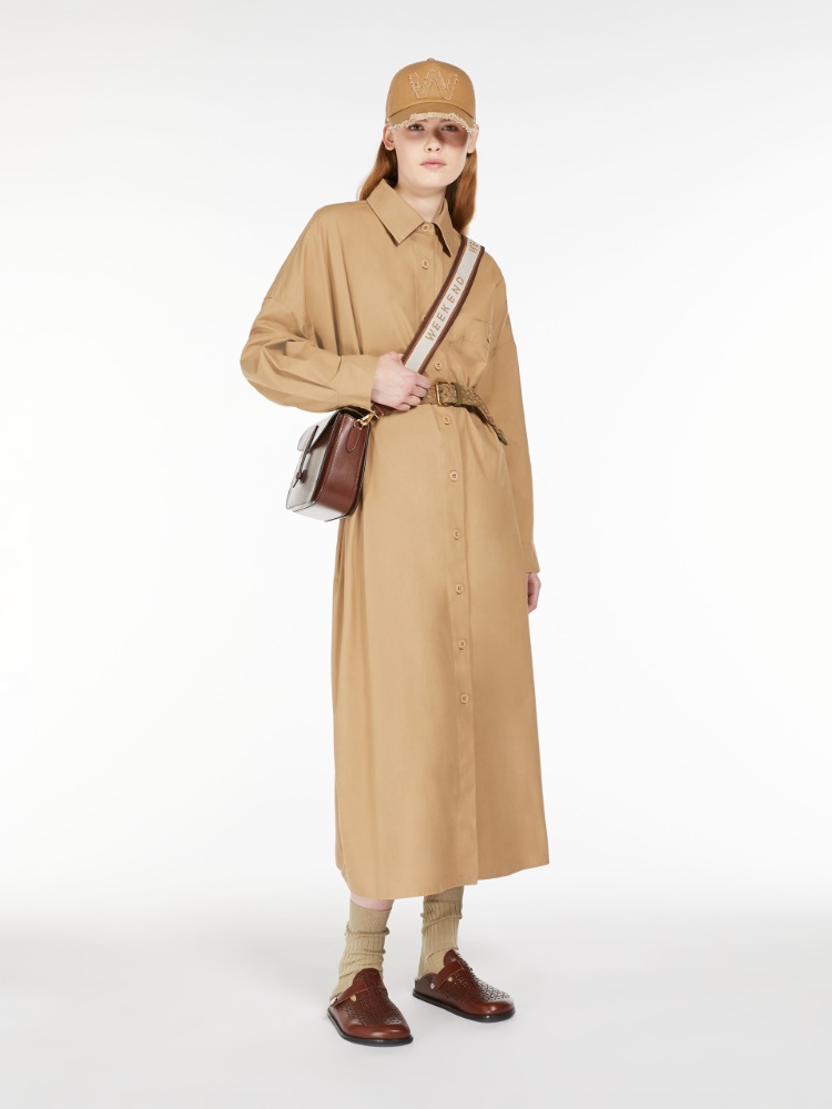 Cotton canvas shirt dress - BEIGE - Weekend Max Mara - 2