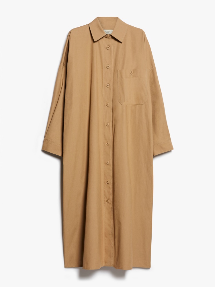 Cotton canvas shirt dress - BEIGE - Weekend Max Mara - 2