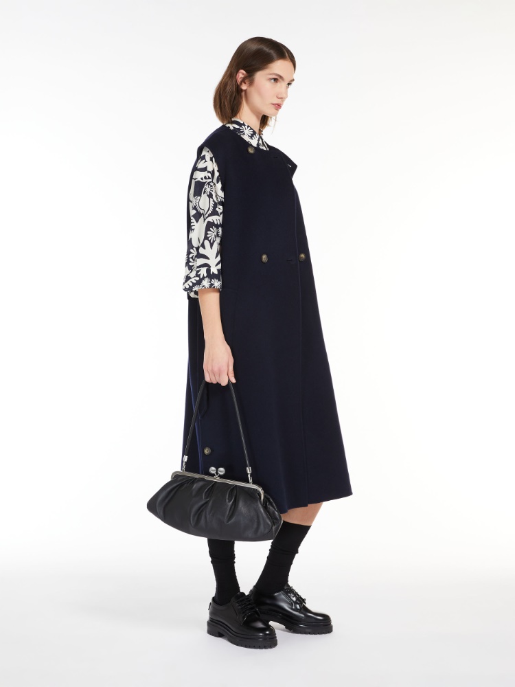 Double-breasted wool coat - NAVY - Weekend Max Mara - 2