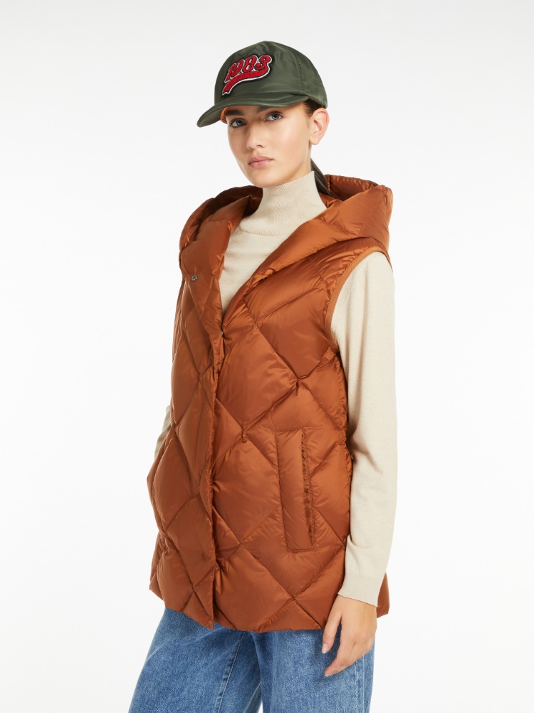 Quilted technical fabric gilet -  - Weekend Max Mara