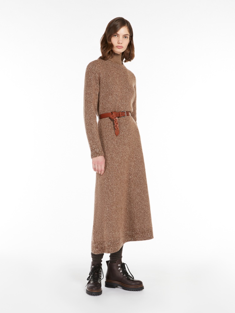 Wool-knit dress - TOBACCO - Weekend Max Mara