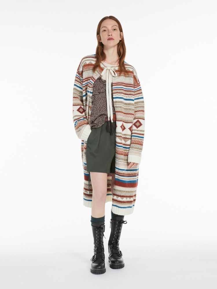 Oversized jacquard-knit cardigan -  - Weekend Max Mara - 2