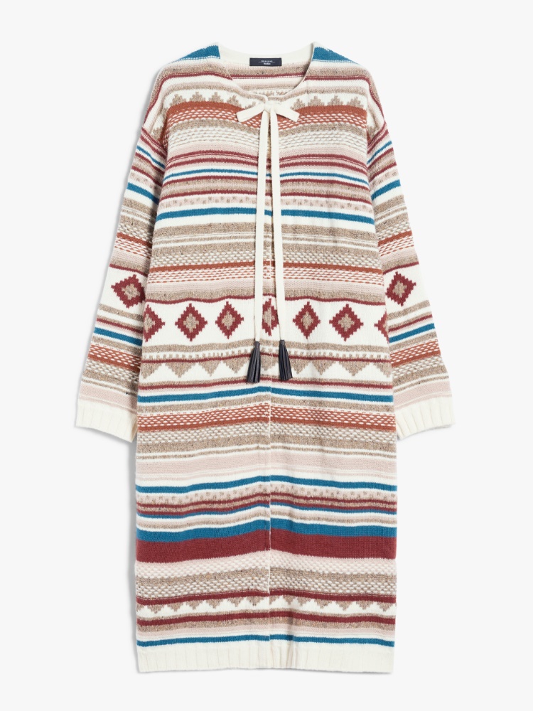 Oversized jacquard-knit cardigan -  - Weekend Max Mara