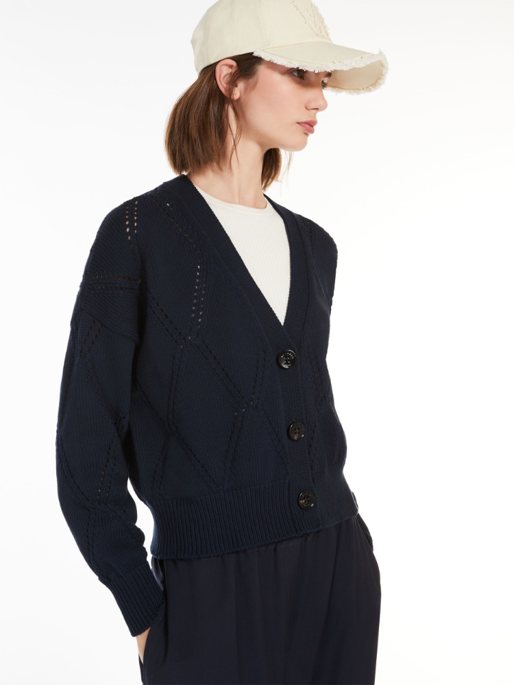 Cotton V-neck cardigan -  - Weekend Max Mara