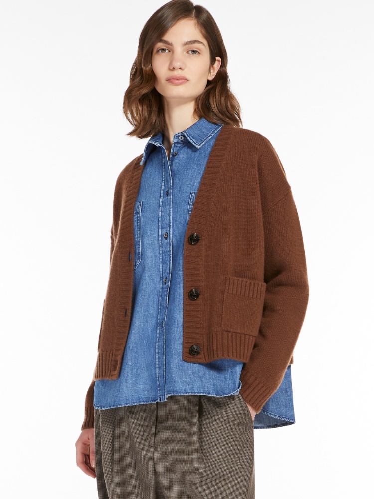 Relaxed-fit wool cardigan -  - Weekend Max Mara