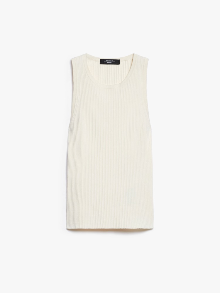 Rib-knit viscose top -  - Weekend Max Mara