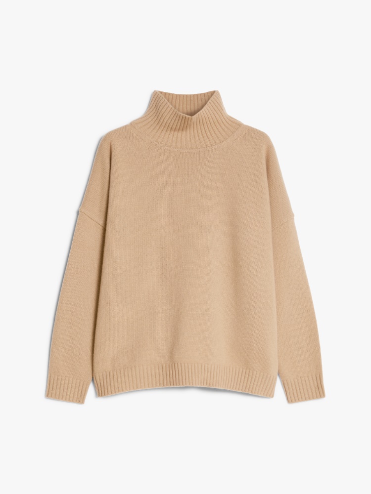 Wool high-neck sweater - CAMEL - Weekend Max Mara