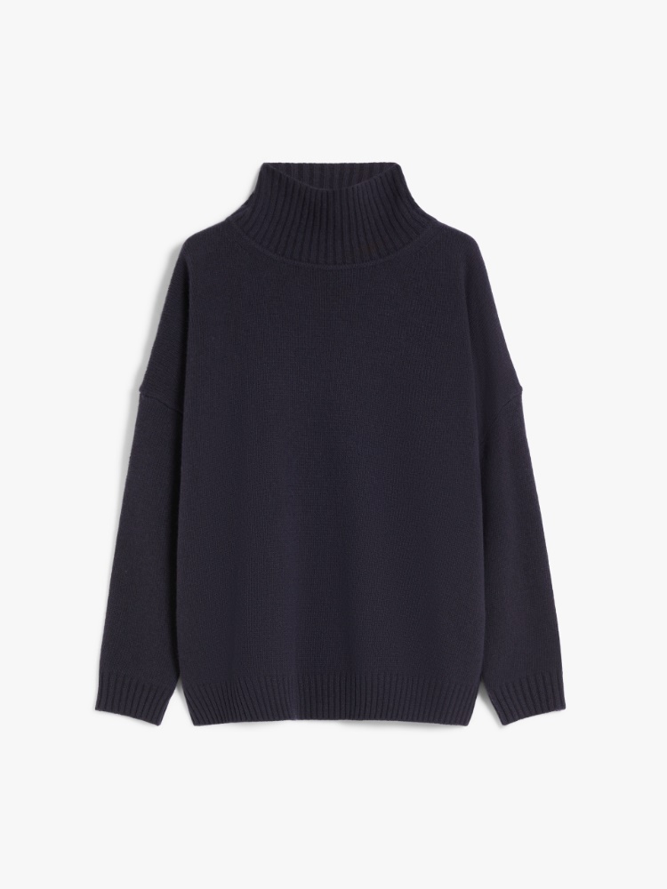 Wool high-neck sweater - NAVY - Weekend Max Mara