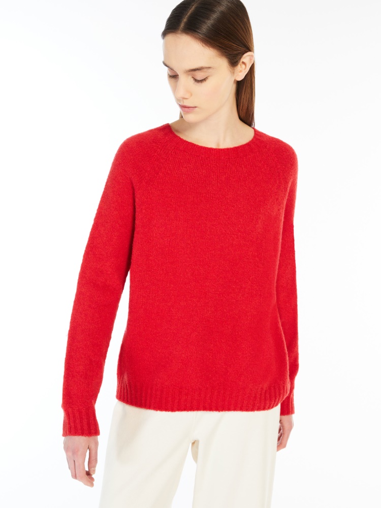 Maglia in alpaca e cotone - ROSSO - Weekend Max Mara