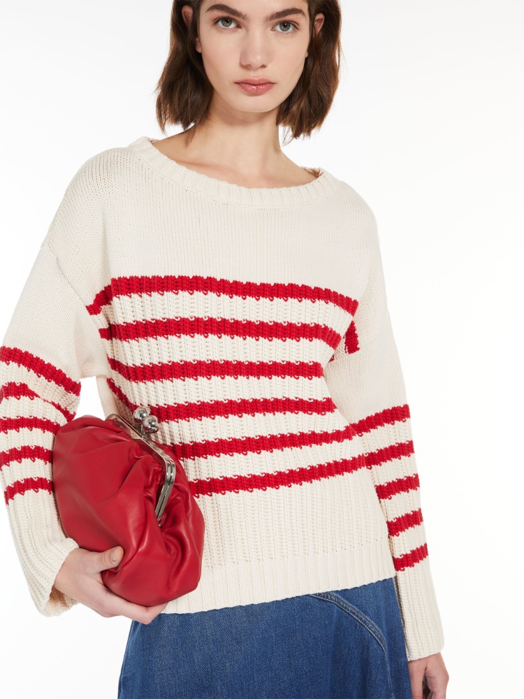 Cotton boat-neck sweater -  - Weekend Max Mara